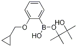 2-Cyclopropylmethoxyphenylboronic acid pinacol ester结构式