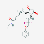 Structure of Tafluprost ethyl amide