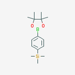Structure of 4-TRIMETHYLSILYLBENZENEBORONIC ACID PINACOL ESTER