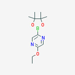 Structure of 2-ethoxy-5-(4,4,5,5-tetraMethyl-1,3,2-dioxaborolan-2-yl)pyrazine