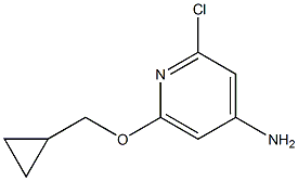 Structure of 2-chloro-6-(cyclopropylmethoxy)pyridin-4-amine