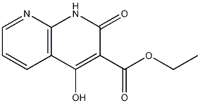 Structure of ethyl 4-hydroxy-2-oxo-1,2-dihydro-1,8-naphthyridine-3-carboxylate