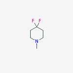 Structure of 4,4-Difluoro-1-methylpiperidine
