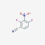 Structure of 2,4-Difluoro-3-nitrobenzonitrile