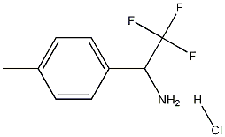 2,2,2-Trifluoro-1-p-tolylethanaminehydrochloride结构式