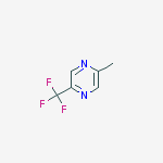2-Methyl-5-(trifluoromethyl)pyrazine结构式