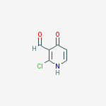 2-chloro-4-oxo-1h-pyridine-3-carbaldehyde结构式