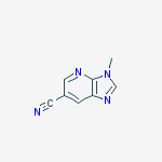 Structure of 3-methylimidazo[4,5-b]pyridine-6-carbonitrile