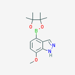 Structure of 1H-Indazol-5-amine, 3-bromo-