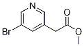Structure of 3-Pyridineacetic acid, 5-broMo-, Methyl ester