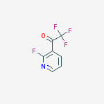 Structure of 2-FLUORO-3-TRIFLUOROACETYLPYRIDINE, 90%