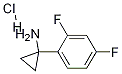 Structure of 1-(2,4-Difluorophenyl)cyclopropylamine Hydrochloride