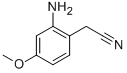 (2-AMINO-4-METHOXYPHENYL)-ACETONITRILE结构式