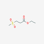 Ethyl 3-(methylsulfonyl)propanoate结构式