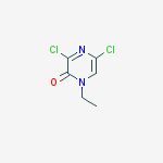 Structure of 3,5-dichloro-1-ethylpyrazin-2(1H)-one