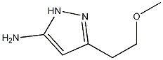Structure of 3-(2-methoxyethyl)-1H-pyrazol-5-amine