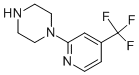 Structure of 1-(4-Trifluoromethyl-pyridin-2-yl)-piperazine