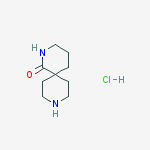 Structure of 2,9-diazaspiro[5.5]undecan-1-one hydrochloride