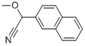 Structure of α-methoxy-2-naphthaleneacetonitrile