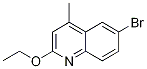 Structure of 6-Bromo-2-ethoxy-4-methylquinoline