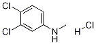 Structure of 3,4-Dichloro-N-methylaniline hydrochloride