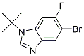 Structure of 5-Bromo-1-(tert-butyl)-6-fluoro-1H-benzo[d]imidazole