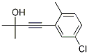 Structure of 4-(5-Chloro-2-Methylphenyl)-2-Methylbut-3-yn-2-ol