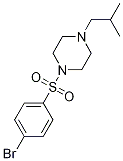 Structure of 1-(4-Bromophenylsulfonyl)-4-isobutylpiperazine