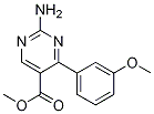 Structure of Methyl 2-amino-4-(3-methoxyphenyl)pyrimidine-5-carboxylate