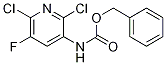 Benzyl 2,6-dichloro-5-fluoropyridin-3-ylcarbamate结构式
