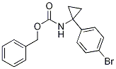 Benzyl 1-(4-bromophenyl)cyclopropylcarbamate结构式