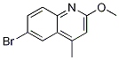 Structure of 6-Bromo-2-methoxy-4-methylquinoline