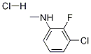 N-Methyl 3-chloro-2-fluoroaniline, HCl结构式
