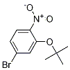 4-Bromo-2-t-butoxy-1-nitrobenzene结构式