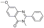 Structure of 7-methoxy-3-methyl-2-phenyl-4(3H)-Quinazolinone