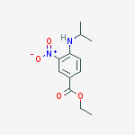 Structure of Ethyl 4-(isopropylamino)-3-nitrobenzoate