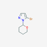 5-bromo-1-(tetrahydro-2h-pyran-2-yl)-1h-pyrazole结构式