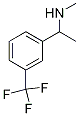 (+/-)-alpha,N-Dimethyl-3-(trifluoromethyl)benzylamine结构式