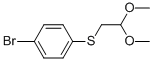 Structure of 1-BROMO-4-(2,2-DIMETHOXY-ETHYLSULFANYL)-BENZENE