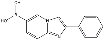 Structure of (2-Phenylimidazo[1,2-a]pyridin-6-yl)boronic acid