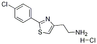 Structure of 2-(2-(4-Chlorophenyl)thiazol-4-yl)ethanaMine HCl