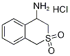 Structure of 4H-Amino-1,3-dihydroisothiochromen-1,1-dioxide hydrochloride