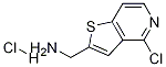 Structure of (4-Chlorothieno[3,2-c]pyridin-2-yl)MethanaMine HCl