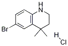 Structure of 6-broMo-4,4-diMethyl-1,2,3,4-tetrahydroquinoline hydrochloride