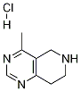 5,6,7,8-四氢-4-甲基吡啶并[4,3-D]嘧啶盐酸盐结构式