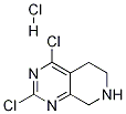 2,4-dichloro-5,6,7,8-tetrahydropyrido[3,4-d]pyrimidine hydrochloride结构式