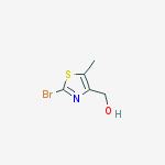 Structure of (2-bromo-5-methyl-1,3-thiazol-4-yl)methanol