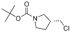 Structure of (R)-tert-butyl 3-(chloroMethyl)pyrrolidine-1-carboxylate