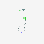Structure of 3-CHLOROMETHYL-PYRROLIDINE HYDROCHLORIDE