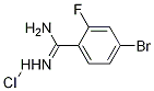 Structure of 4-Bromo-2-fluorobenzimidamide hydrochloride